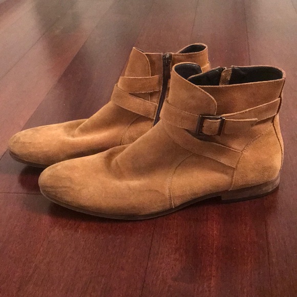 The Rail Other - Camel Suede Chelsea Boots